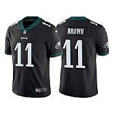 Youth Philadelphia Eagles #11 A. J. Brown Black Vapor Untouchable Limited Stitched Football Jersey,baseball caps,new era cap wholesale,wholesale hats